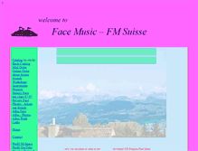 Tablet Screenshot of face-music.ch
